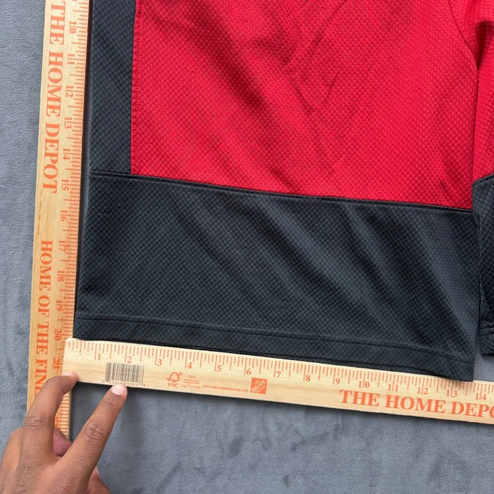 Jordan Mens Dri-FIT Basketball Shorts Red Black Colorblock Jumpman XXL